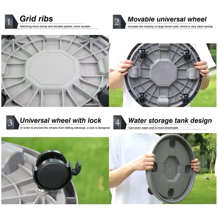 Support de Pot de fleur, soucoupe de plante, support rond pour plantes en Pot, plateau de Pot de fle
