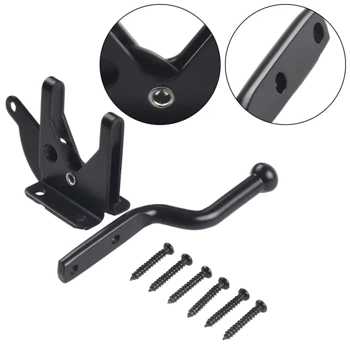 Loquet de porte automatique, serrure de clôture, boucle de porte, boucles de verrouillage avec corde