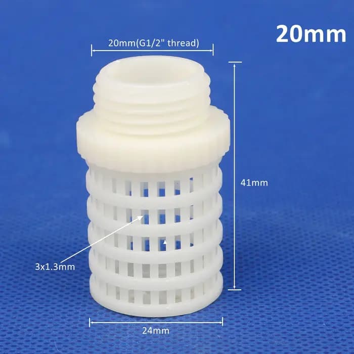 Filtre en plastique ABS 20 ~ 75mm
