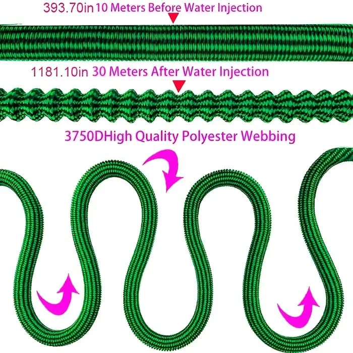 Tuyau d'eau télescopique de jardin, haute pression, tuyau d'arrosage flexible, tuyau extensible, d'a