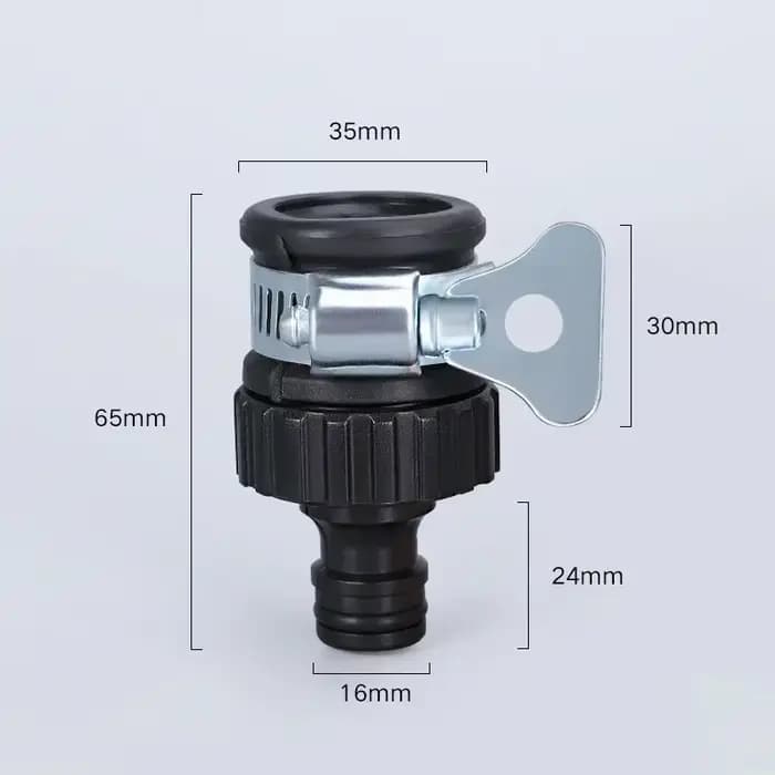 Adaptateur universel de tuyau d'eau en plastique, durable, raccord rapide, allergique, robinet pour