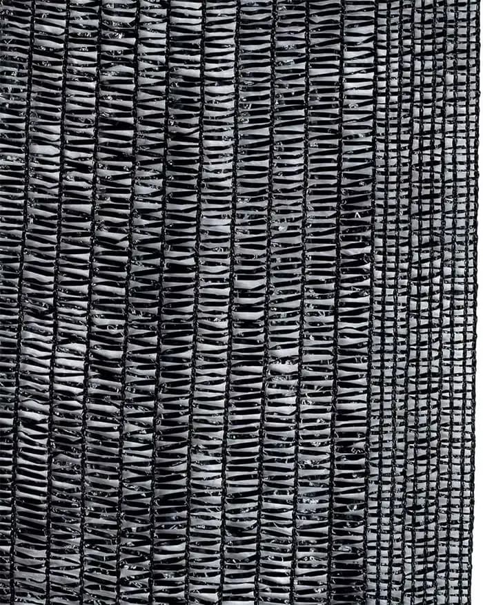 Grille d'ombrage noire à effet de serre avec œillets, crème solaire 70%, 12 pi x 16 pi