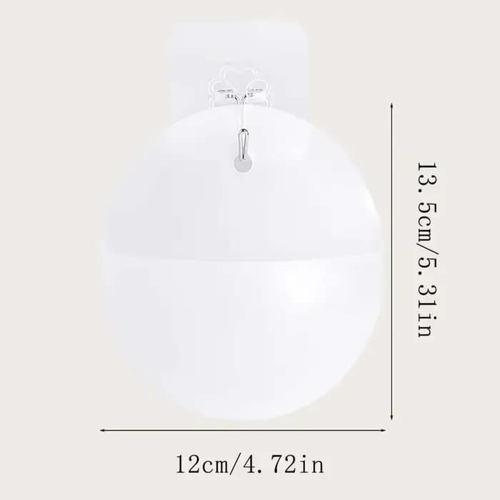 Vase mural hydroponique en plastique pour paresseux, pot de fleur de carotte verte, 1 pièce
