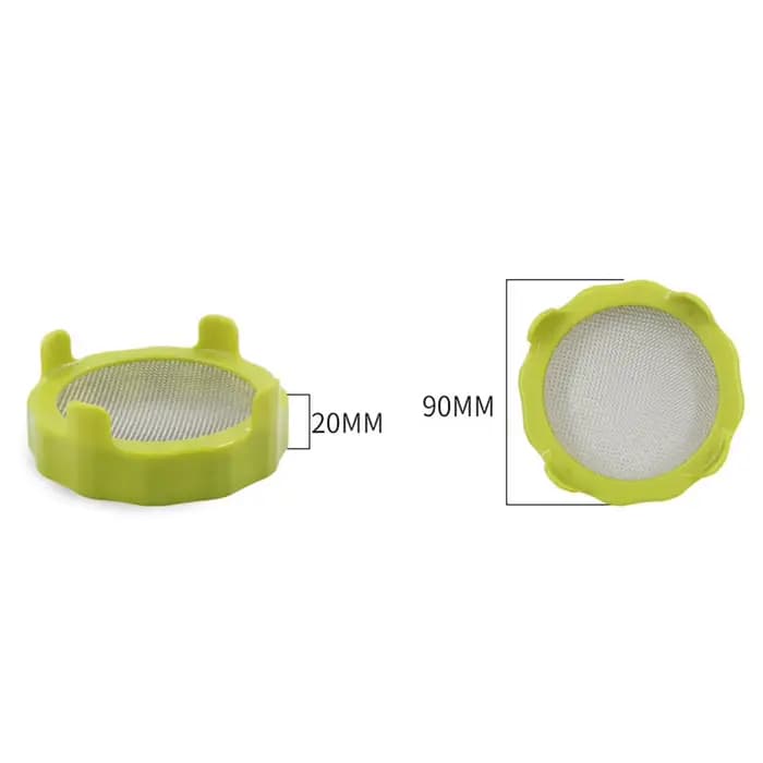 Couvercle de germes en plastique pour pots à large bouche