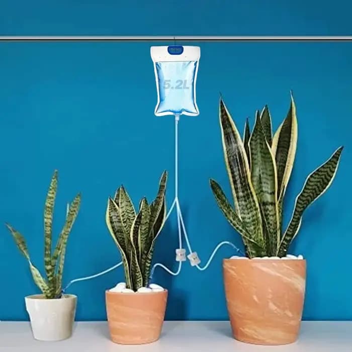Sac d'arrosage automatique réglable pour jardinage, capacité de 5,2 L, système d'irrigation pour pla