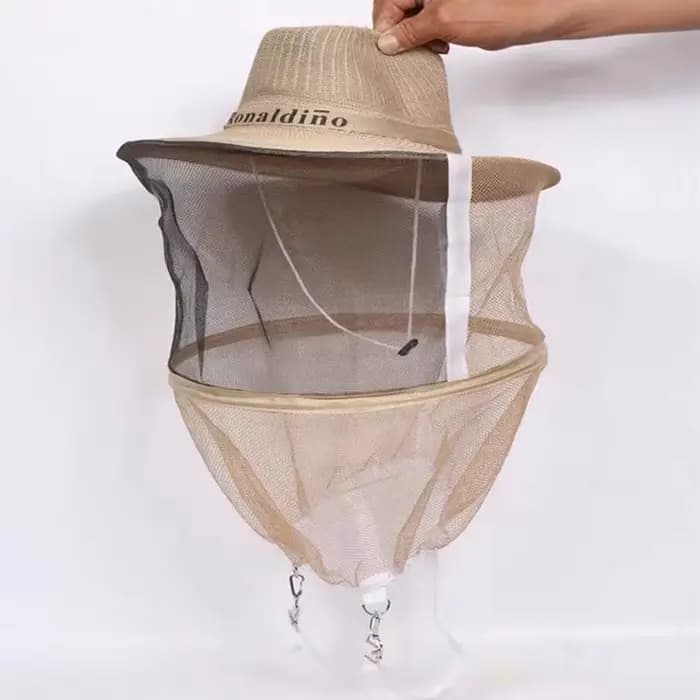 Chapeau de protection pour apiculteur, tissu Anti-abeilles, filet en Nylon, fil, casquette de protec