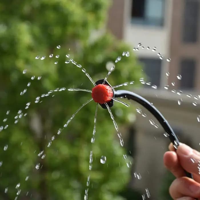 Goutteur réglable pour tuyau d'irrigation de jardin, arroseur d'arrosage, émetteur, serre de cour, 4