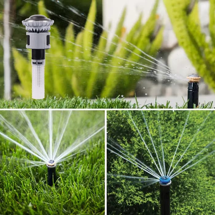 Arroseur réglable Pop-Up à filetage interne 360 ", arroseur à Dispersion de jardin et de pelouse à f
