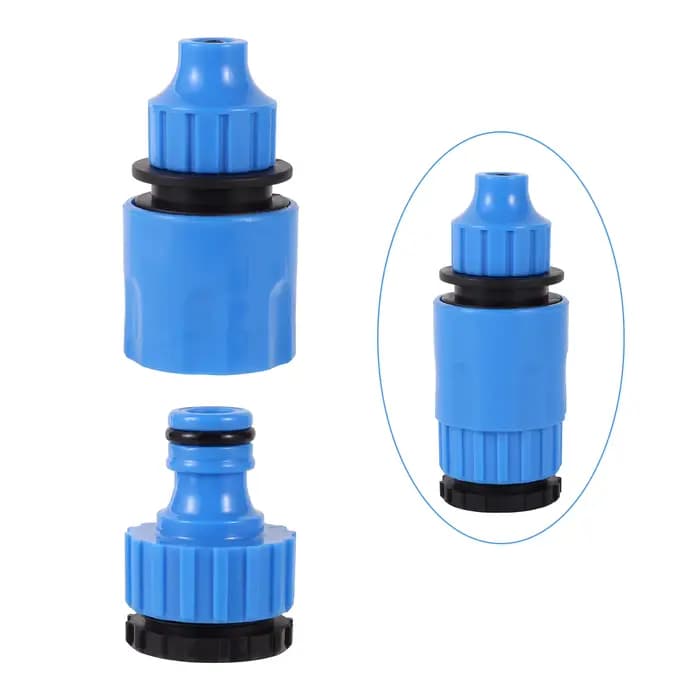 Connecteur rapide de tuyau d'arrosage de jardin, d'argile de pelouse, alimentation en eau, joint all