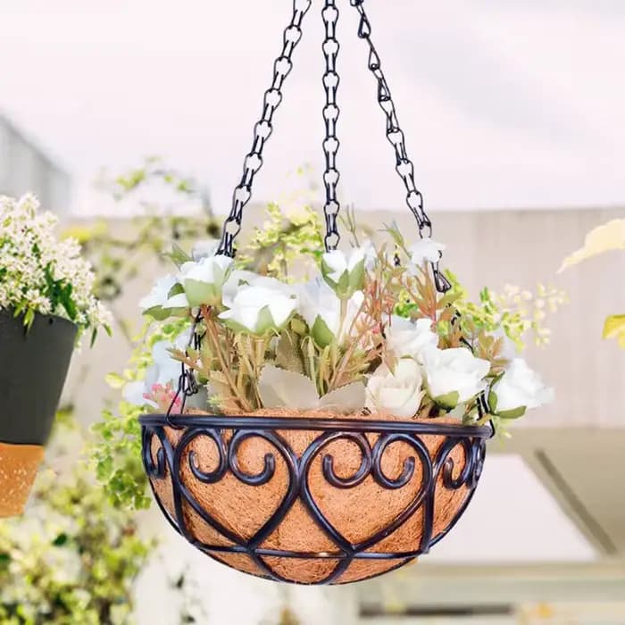 Panier suspendu pot de fleurs cocotier pot de fleur intérieur panier suspendu pots de fleurs plante