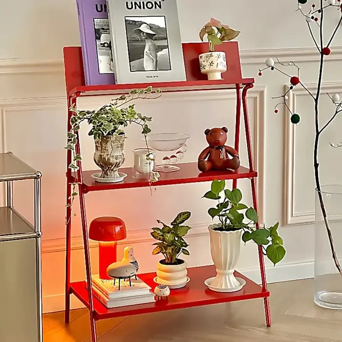 Support de fleurs multiples pour plantes d'intérieur, grand support de fleurs blanc pour jardin, support d'angle en métal, Arredo Giardino, accessoires de décoration pour la maison