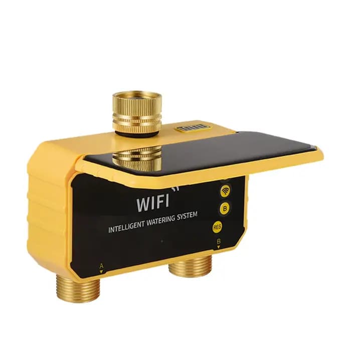 Contrôleur d'irrigation solaire WIFI intelligent avec capteur de pluie pour système d'arrosage automatique de jardin