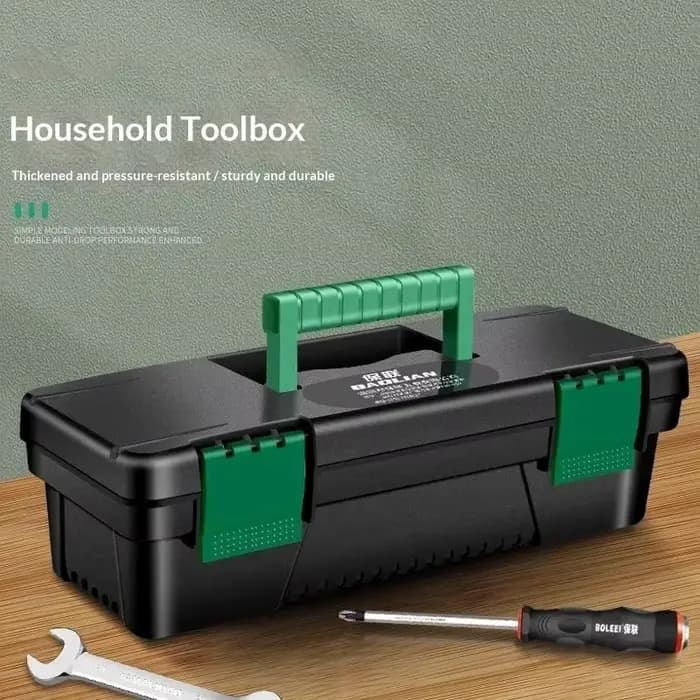 Boîte à outils en plastique de 10 pouces