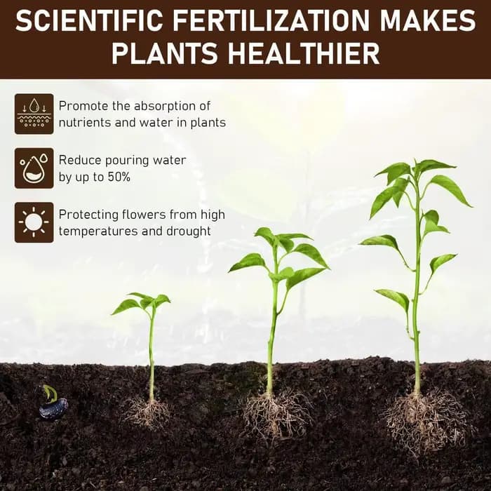 Conditionneur et activateur de sol qui stimule l'absorption des nutriments et réduit l'accumulation de sel pour les