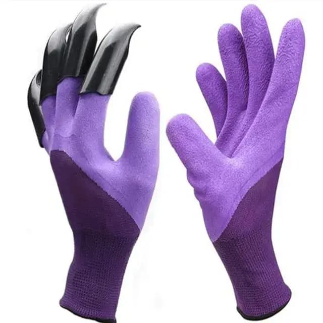 Gants en caoutchouc de jardin en plastique ABS