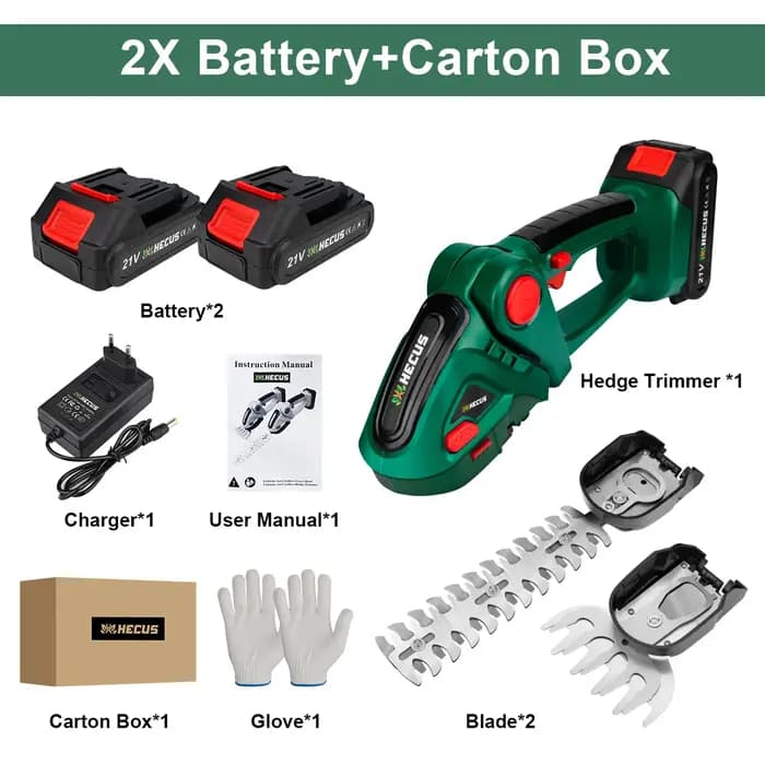 Makita-Tondeuse à Gazon Électrique Sans Fil 2 en 1
