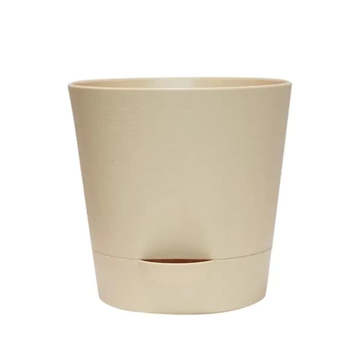 Pot de fleurs multicolore auto-arrosant en plastique