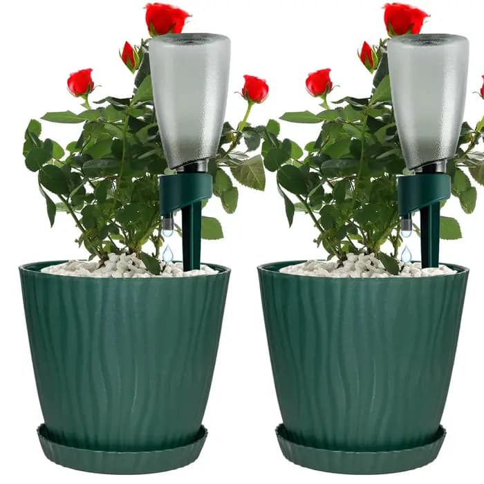 Abreuvoir automatique d'irrigation goutte à goutte domestique, goutteur de fleurs, Pot d'arrosage au