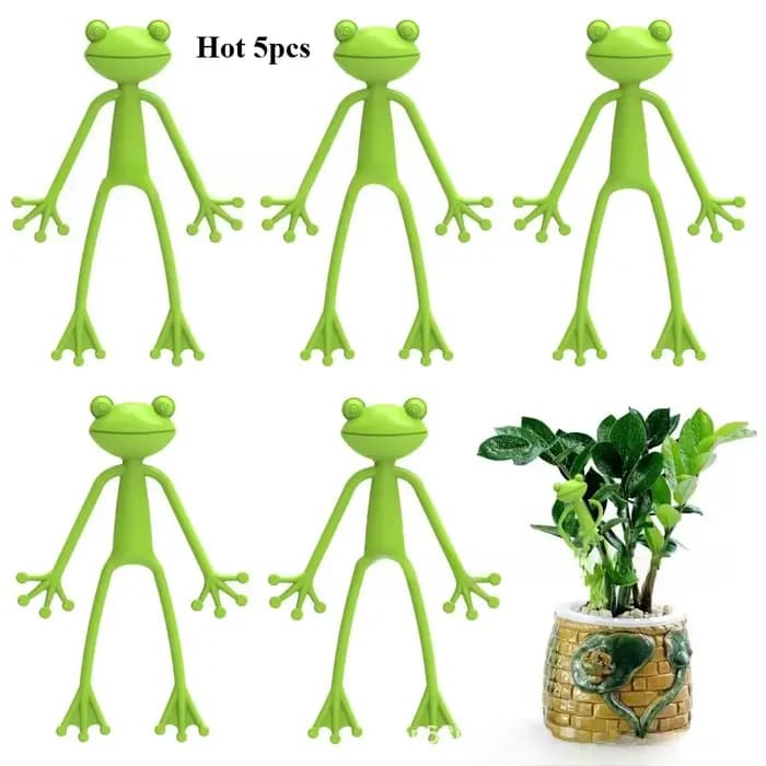 Attache de câble réutilisable en forme de grenouille, 13cm, mignon, torsadé décoratif, Support pliab