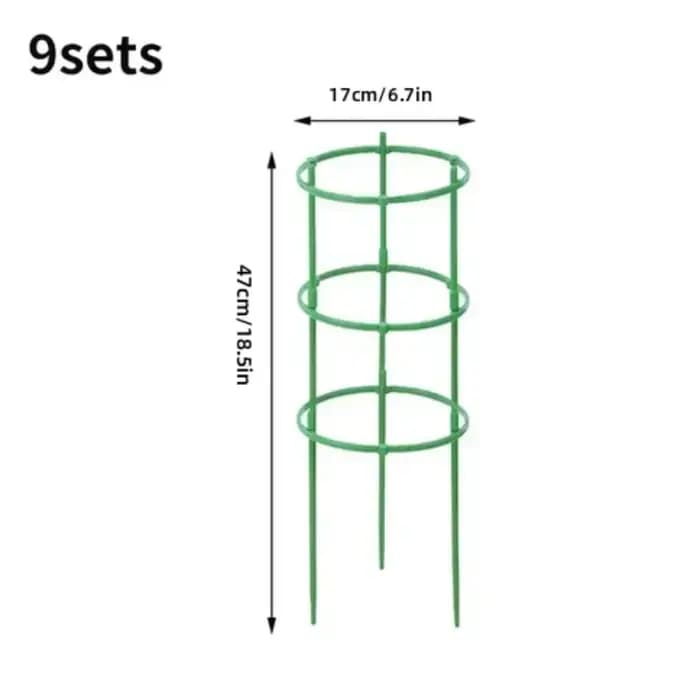 12 ensembles de Support de piquet pour plantes de jardin