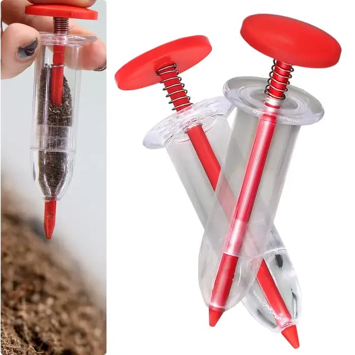 1 pièces Mini seringue manuelle semis distributeur de graines jardin semoir planteur pour semis Pot