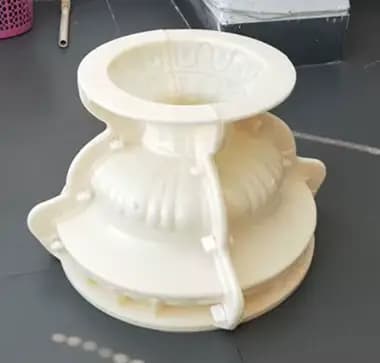 Jardinière décorative en plastique pour jardin extérieur, moule pour pot de fleurs, grande taille, 60cm