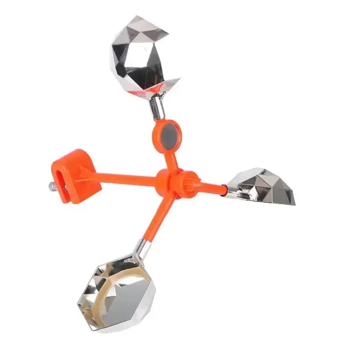 360 ° Répulsif à Oiseaux Solaire et Éolien avec Réflecteurs Flash et Alarme Sonore, Contrôle Autom