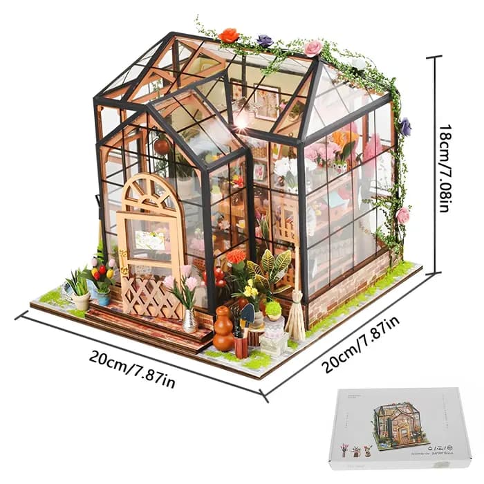 Kit de maison de jardin Miniature