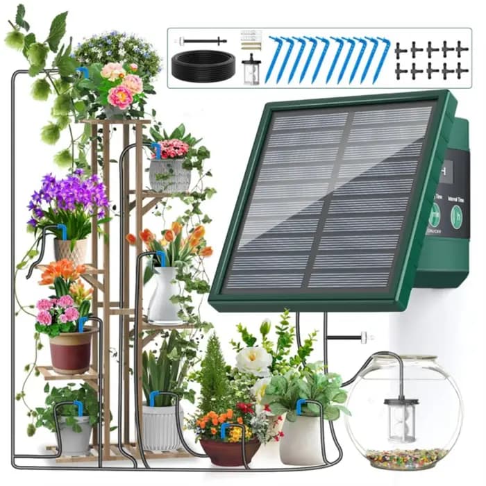 Système d'irrigation goutte-à-goutte solaire automatique