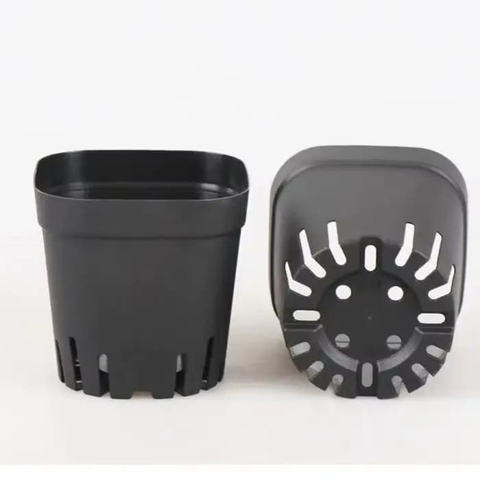 Pots de semis 50 pièces carrés plante semis-gobelet de plantation en plastique pépinière profonde ar
