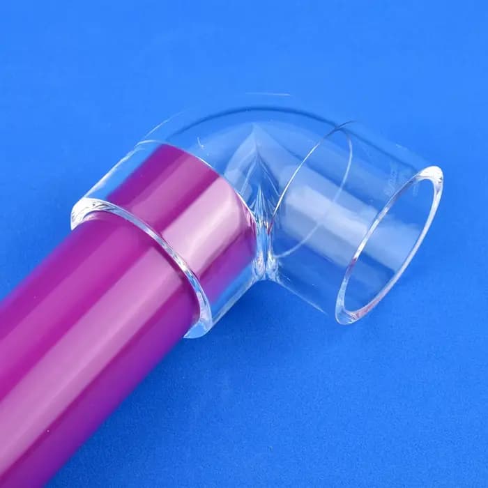 16~50mm Acrylique 90 ° Raccords de tubes transparents coudés, connecteur de tuyau d'eau d'aquarium