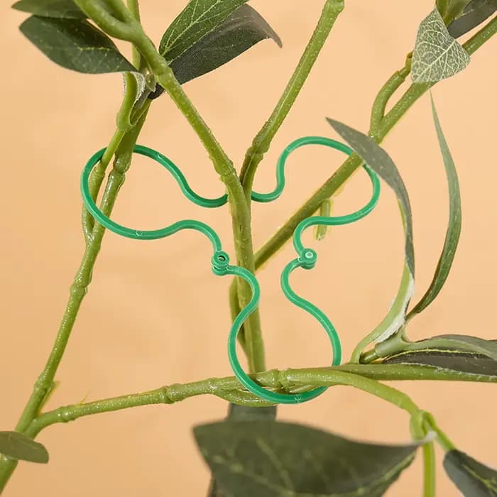 Clips de Cerclage de Vigne de Jardin en Plastique, Plante en Rotin, Fixation Murale Grimpante, Outil