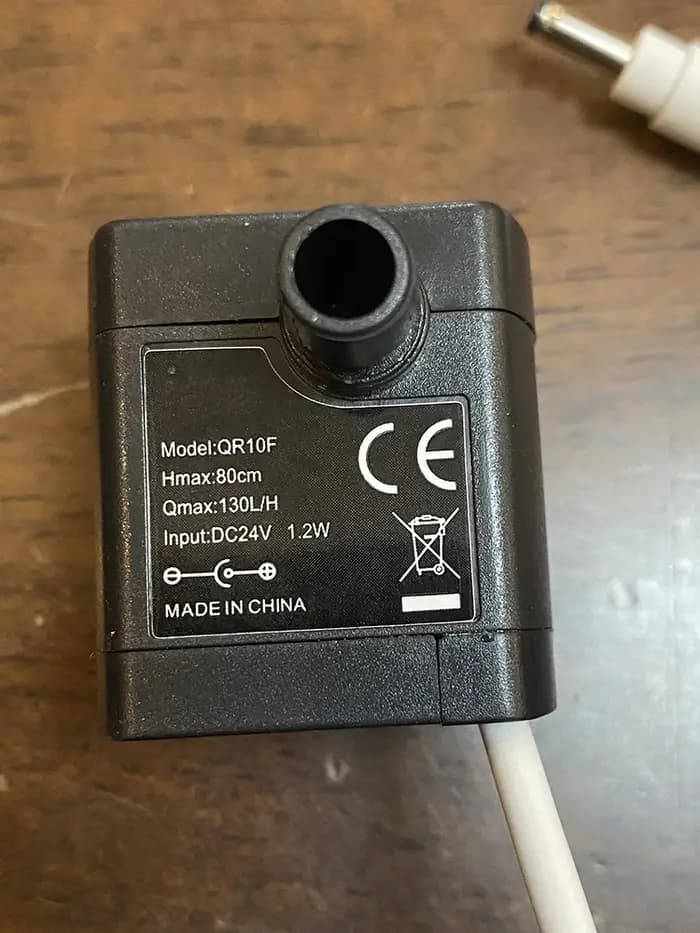 Accessoire de pompe à eau pour système hydroponique Lauren