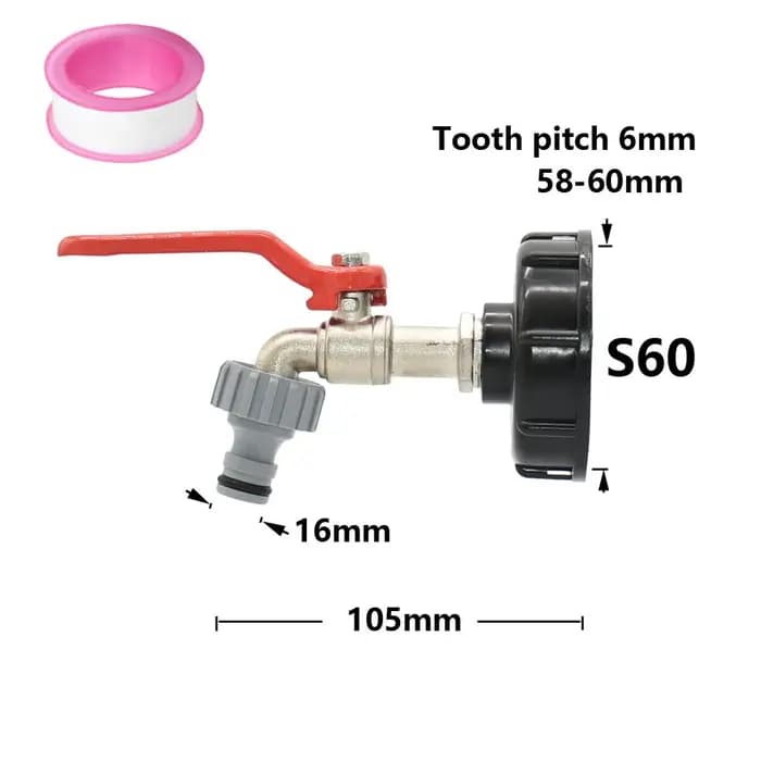 Adaptateur de robinet de réservoir IBC