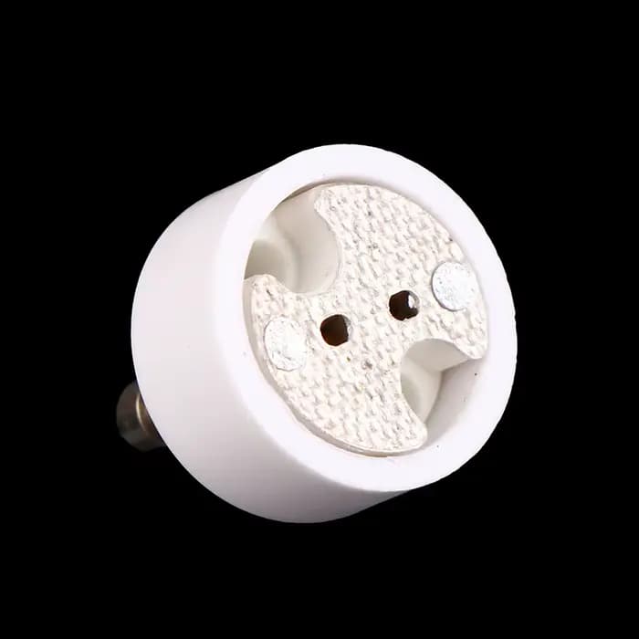Base de douille en céramique de haute qualité GU10 à MR16, ampoule LED halogène G4 GU5.3 GY6.3 broch