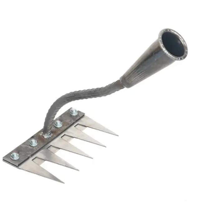 5/6/7/8 dents fer jardinage houe désherbage râteau outil agricole saisir