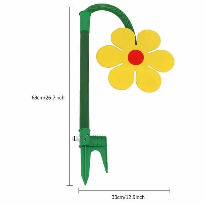 Arroseur de pelouse de jardin en forme de fleur