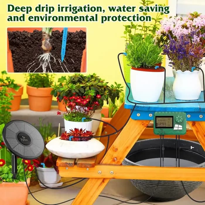 Système d'irrigation goutte-à-goutte solaire