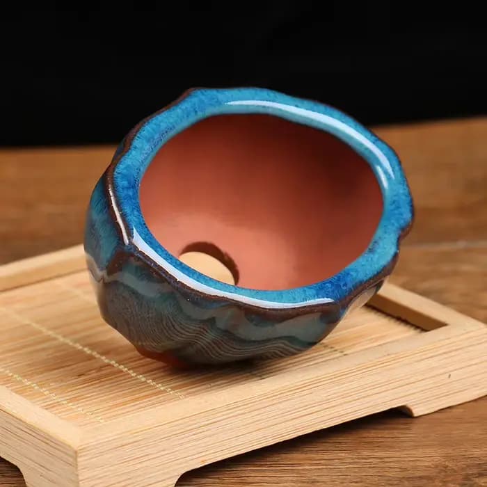 Pots à Bonsaï de Style Chinois en Grès Respirant