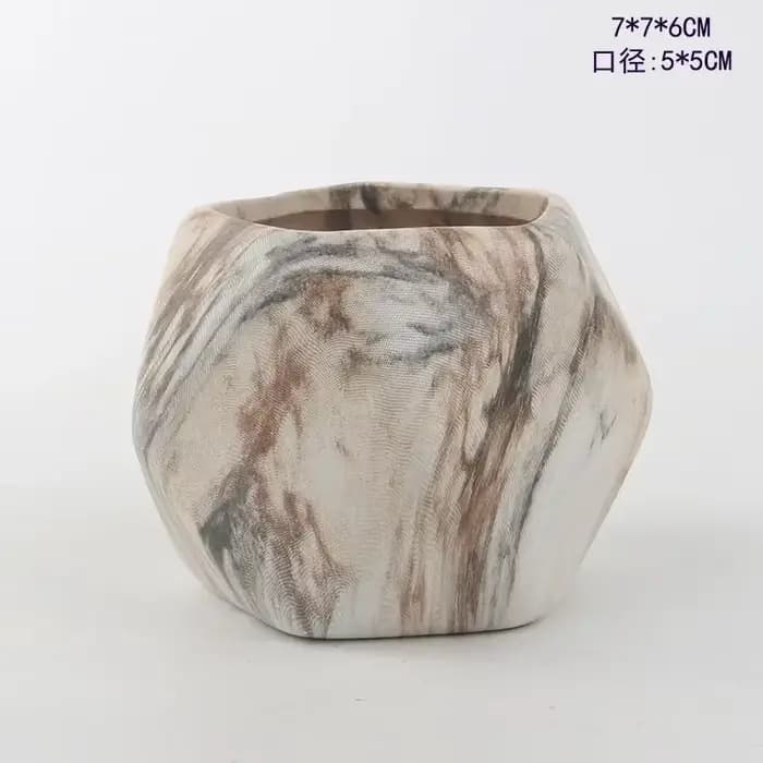 Pots de fleurs succulentes à transfert d'eau en céramique, vase d'art nordique créatif, décorations