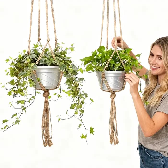 Support de Pot de plantes suspendu, paniers décoratifs, panier de plantes, jardinières à l'intérieur