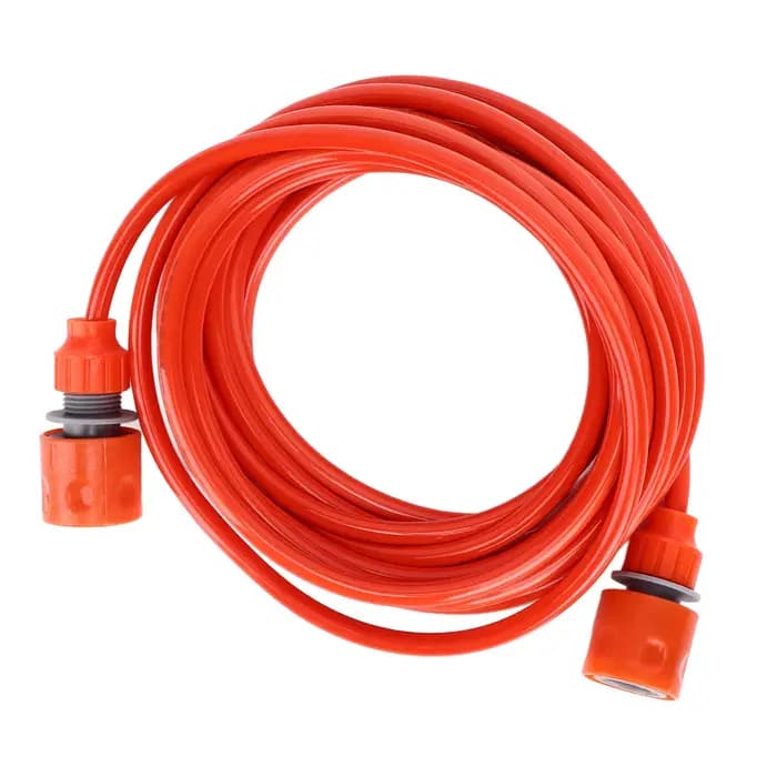 Tuyau d'arrosage flexible et haute pression de 6 mètres, flexible, antigel, en plastique, pour le ja