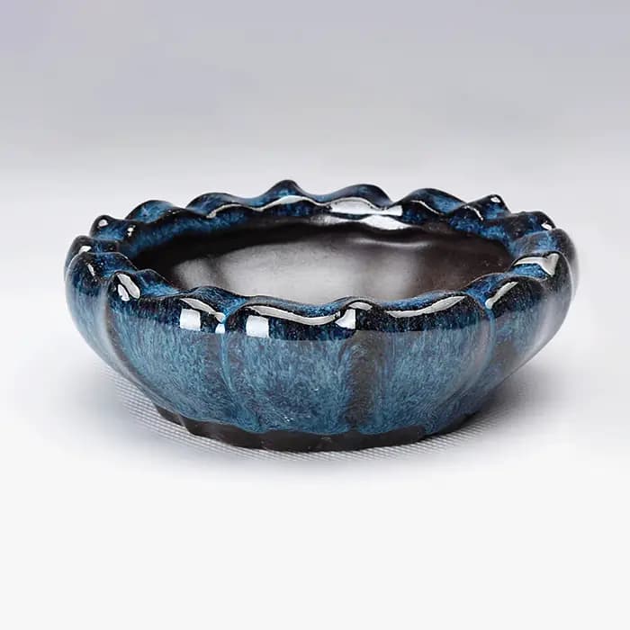 Pots de bonsaï en poterie de Style chinois avec trou de vidange