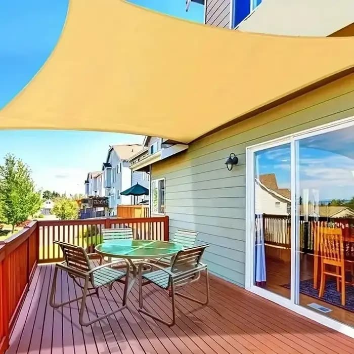 Gazebo d'extérieur épais et résistant à la chaleur, filet d'ombrage Dense pour balcon et cour, maill
