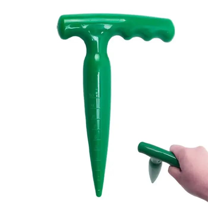 Perforateur de jardin portatif avec échelle graduée