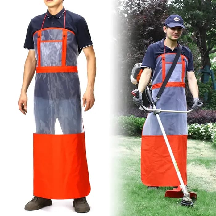 Tablier de tonte de jardin à double épissure amélioré