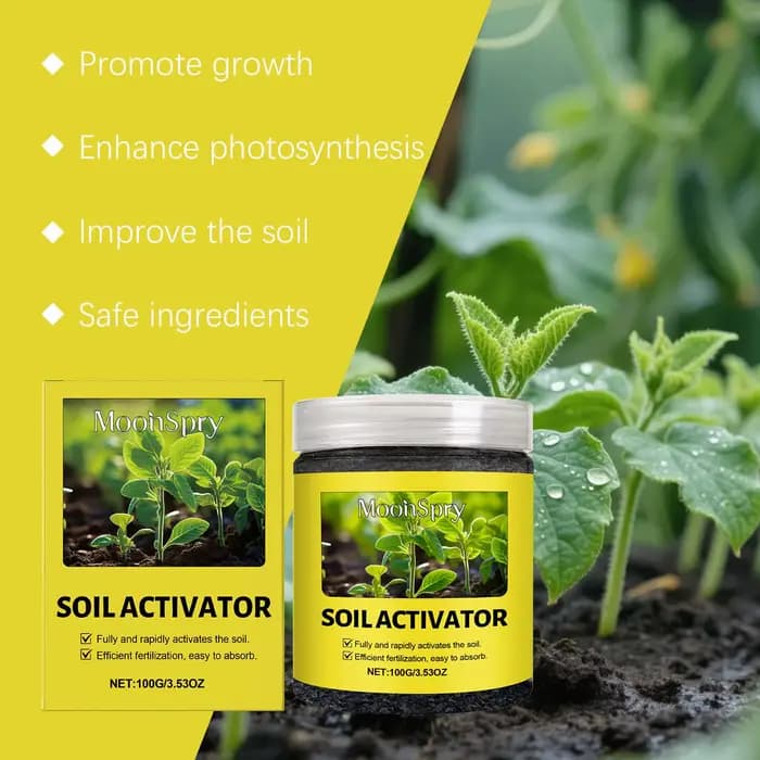 Activateur de sol pour jardin – Engrais pour plantes tout usage qui desserra le sol compacts et les fournitures