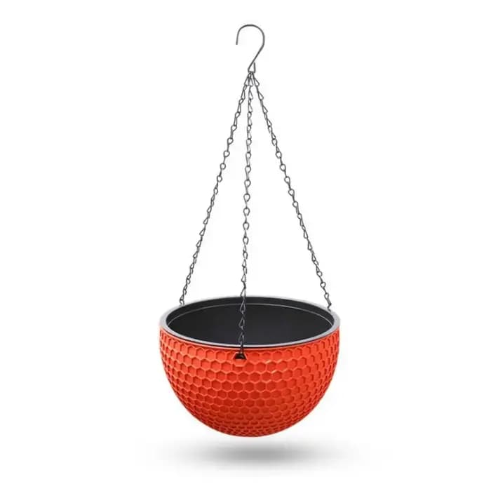 Nouveau pot de fleurs en plastique imitation tressage