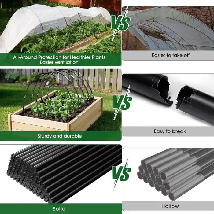Cerceaux de serre, Support pour plantes de jardinage
