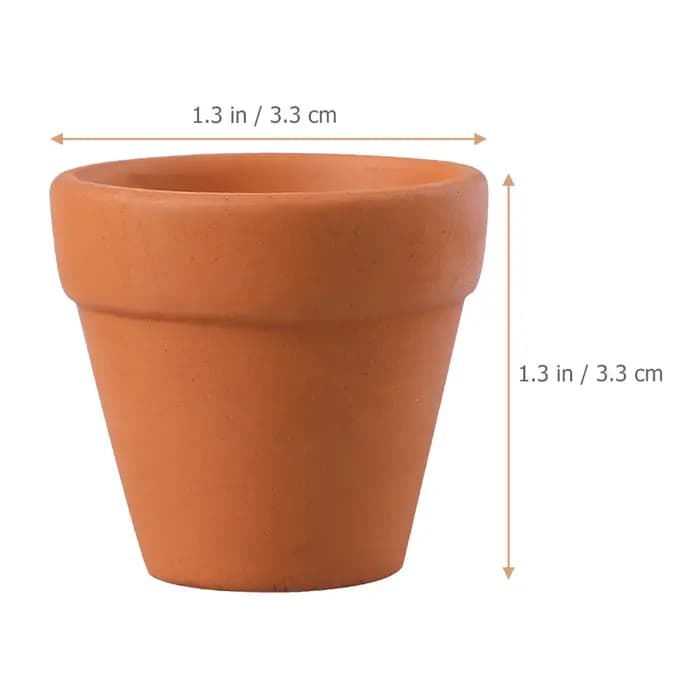 Petit Pot de Fleur en Argile pour Décoration d'Extérieur